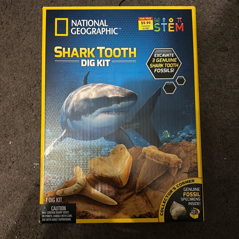 National Geographic: Shark Tooth Dig Kit